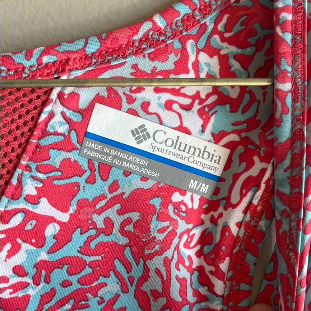 Columbia Pink and Blue Coral Activewear PFG dress - Picture 2 of 6